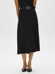 Belted Panelled Skirt