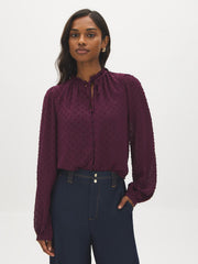 Swiss Dot Blouse