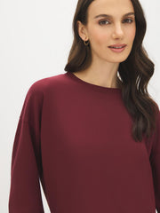Cloud Fleece Drop Shoulder Top