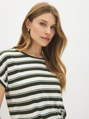 Striped Dolman Sleeve Top