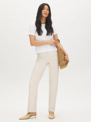 Straight Leg Mid-Rise Jeans