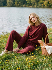 Cloud Fleece Drop Shoulder Top
